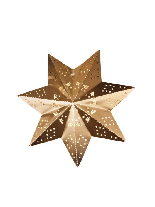 Airam Leena led-joulutahdet 30cm messinki Messinginvarinen metallitahti, jonka valaisee tahden sisalla oleva led-sarja Airam Leena led-joulutahdet 30cm messinki Messinginvarinen metallitahti, jonka valaisee tahden sisalla oleva led-sarja