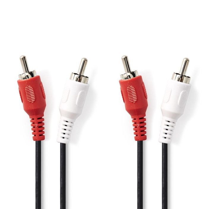 Nedis stereoaudiokaapeli  2x RCA - 2x RCA 5M tuotekuva 1
