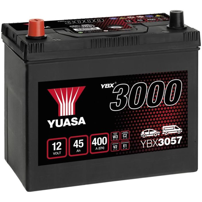 AKKU YUASA 45AH +- 238X129X225 YBX3057