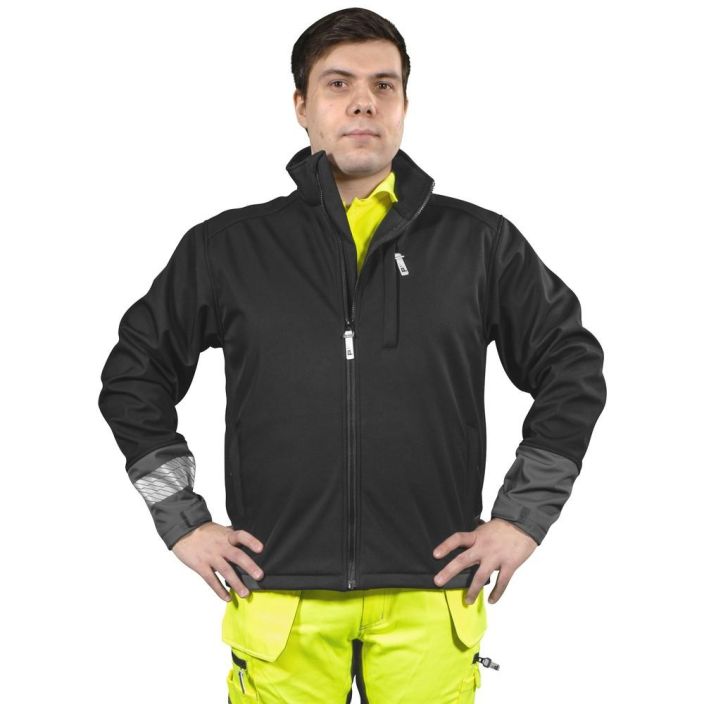 SOFTSHELL TAKKI RYDER MUSTA tuotekuva 1