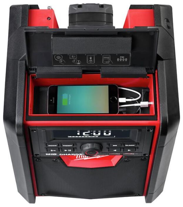 Milwaukee Työmaaradio &amp; Bluetooth M18 RC-0 Runko tuotekuva 1