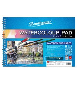 Renaissance vesiväriletiö 200g, kierreselkä 190x280mm.