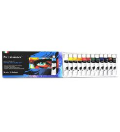 Renaissance vesivärit 12x12ml