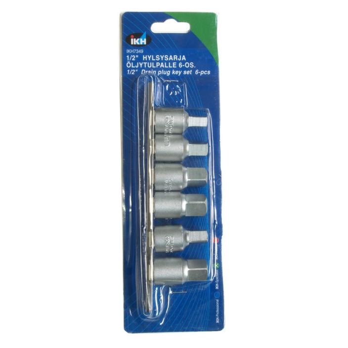 HYLSYSARJA OLJYTULPILLE 1/2&quot; 6-OS IKH7349