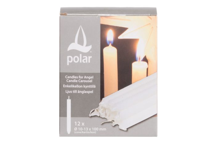 Polar Enkelikellon Kynttila 12kpl/pkt Polar Enkelikellon Kynttila 12kpl/pkt