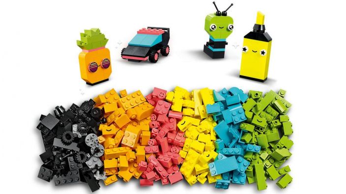 Lego Luovaa hupia neonvareilla