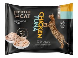 PrimaCat PrimaCat Fillets Kanaa ved & Tonnik ved 4 x 50 g