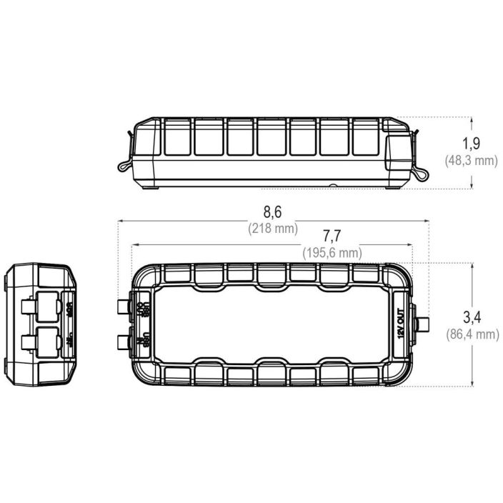 VARAVIRTALAHDE / APUKAYNNISTIN XL 12V 1500A GB50