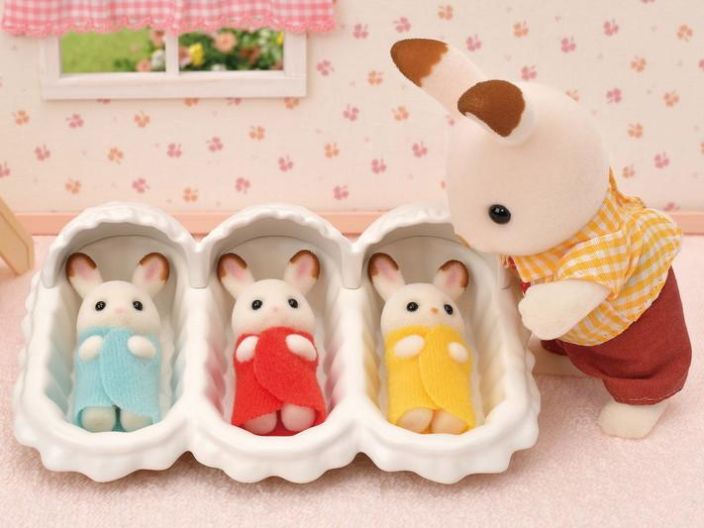 Sylvanian families Suklaapupukolmoset  tuotekuva 3