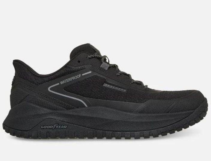 Skechers Miesten Relaxed Fit: Slip-ins: Badger - Koda - Waterproof - Black tuotekuva 4 Skechers Miesten Relaxed Fit: Slip-ins: Badger - Koda - Waterproof - Black tuotekuva 4