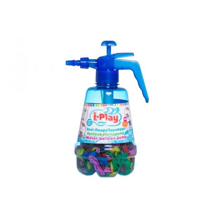 Play Vesi-ilmapallot pullossa 300kpl Tayta vesi-ilmapallot helposti ja nopeasti katevan pumppupullon avulla. Pullossa on 300