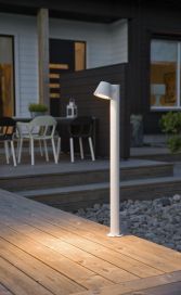 Konstsmide Konstsmide Trieste Pylväsvalaisin valkoinen