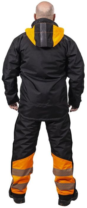 PATRON TALVITAKKI FOSTER MUSTA/FL.ORANS tuotekuva 3 PATRON TALVITAKKI FOSTER MUSTA/FL.ORANS tuotekuva 3