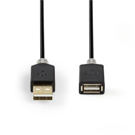 Nedis USB 2.0 jatkokaapeli 2M