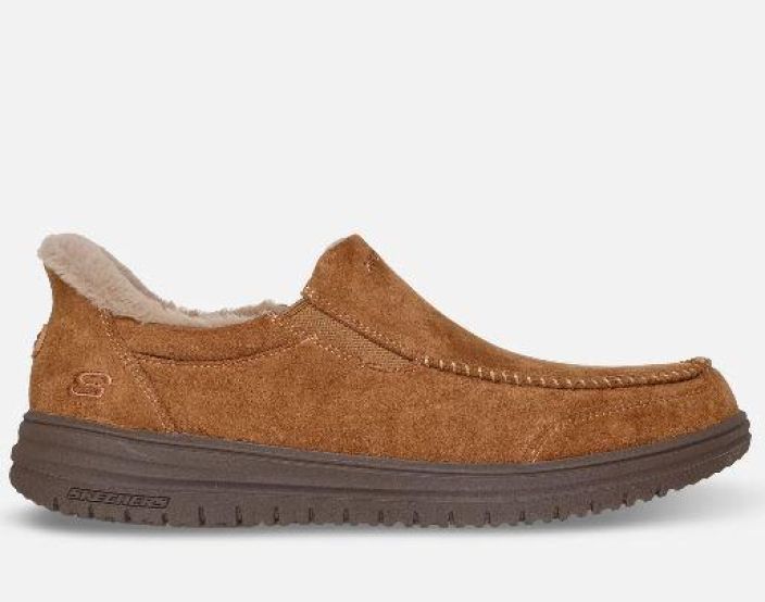 Skechers Relaxed Fit: Slip-ins: Murette - Scofield - Brown Pida olosi mukavana rennossa mukavuudessa Skechers Hands Free Skechers Relaxed Fit: Slip-ins: Murette - Scofield - Brown Pida olosi mukavana rennossa mukavuudessa Skechers Hands Free