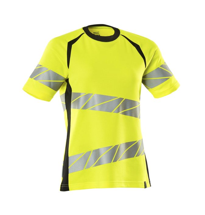 MASCOT naisten T-Paita ACCELERATE SAFE hi-vis keltainen/musta Suunniteltu ja muotoon ommeltu erityisesti naisille. Kankaan