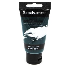 Renaissance akryylimaali 75ml, Phthalo Green