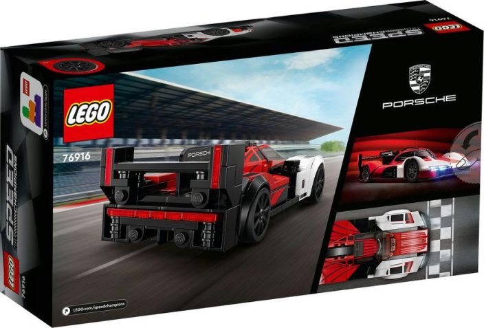 Lego Speed Champions Porsche 963 • Kilpa-autolelu – LEGO® Speed Champions Porsche 963 (76916) kerailymalli sopii yli