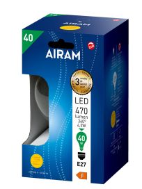Airam Airam Led-lamppu E27 470lm Dim G125