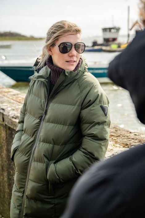 Musto Talvitakki Naisten Marina Quilted Pitka Deepgreen