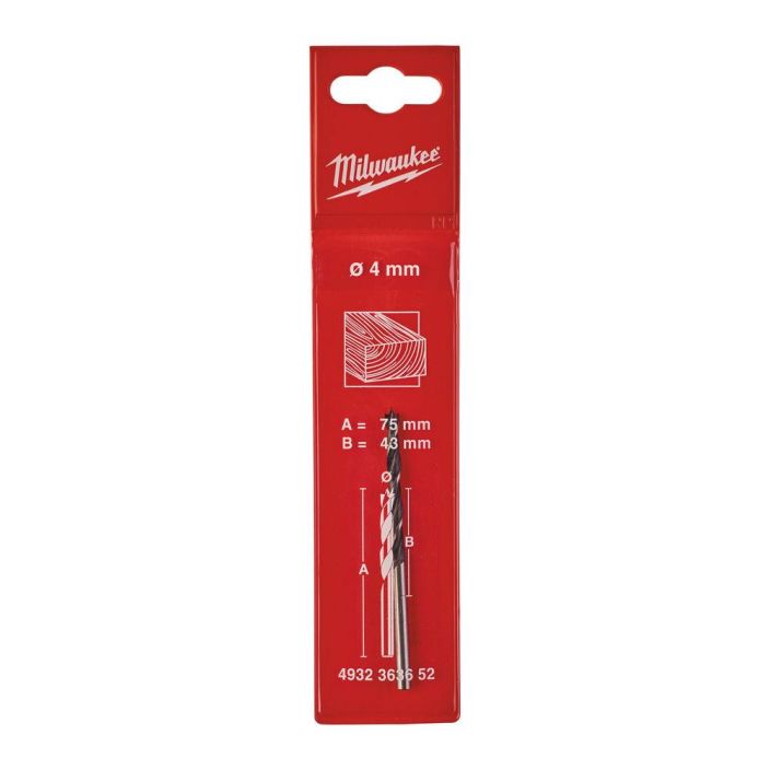 Milwaukee Puuporanterä 4x75mm  tuotekuva 1