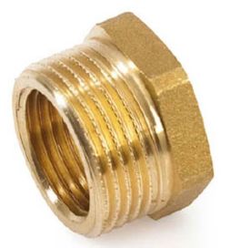 Supistusnippa 1"-¾" messinki