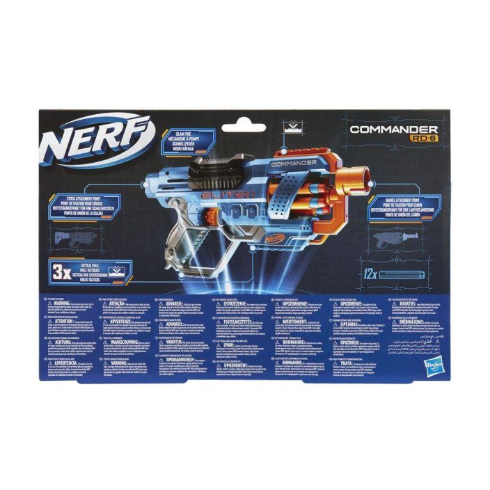 Nerf Elite 2.0 Commander RD-6 vaahtomuoviammusase 600573