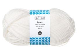 Kehrä Kehrä Lauri Neulelanka valkoinen 100 g