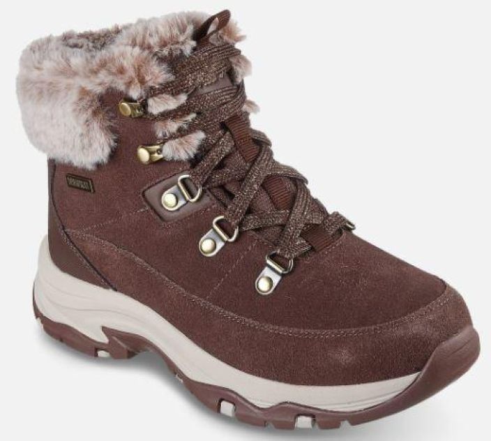 Skechers naisten Trego - Snow Worries - Waterproof - Ruskea Kulje poluilla mukavasti ja tyylikkaasti Skechers Trego - Snow Skechers naisten Trego - Snow Worries - Waterproof - Ruskea Kulje poluilla mukavasti ja tyylikkaasti Skechers Trego - Snow