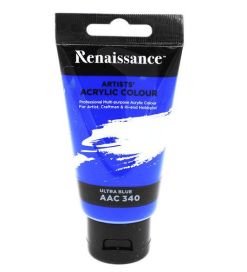 Renaissance akryylimaali 75ml, Ultra Blue