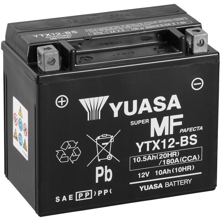 AKKU YUASA MP 10,5 AGM +- 150X87X130 YTX12-BS