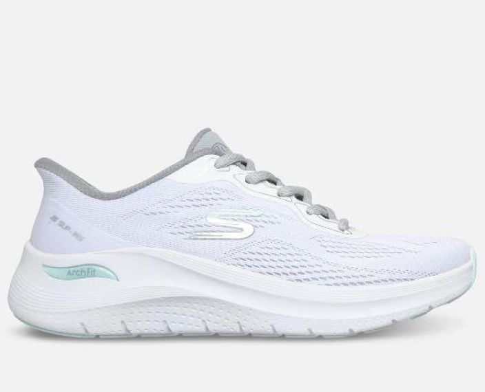 Skechers naisten Arch Fit 2.0 - Bold Motion - Valkoinen tuotekuva 2