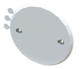 Peitekansi kojerasiaan Harju ruuvireiät 58 mm