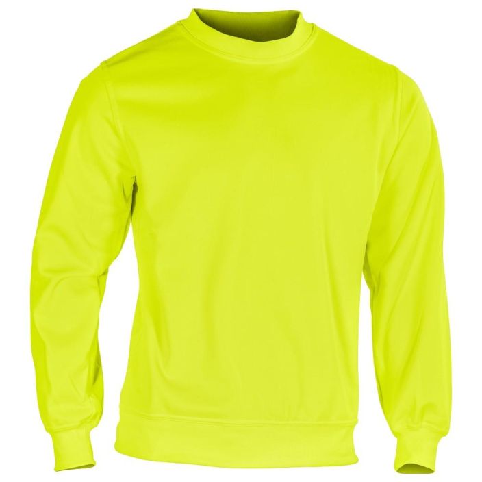 Patron COLLEGEPAITA ASHER FL.KELTAINEN - 100% polyesteri pikee, 280 g/m² - pyorea paantie - harjattu sisapuoli (fleece) -