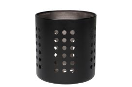 Maku Aterinteline ruostumatonta terästä musta