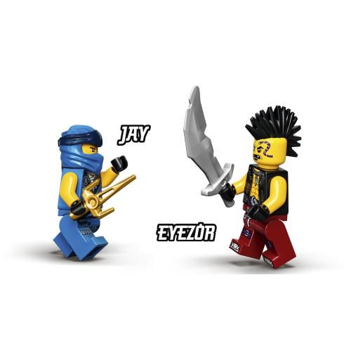 Lego Ninjago Jayn Elektrorobotti Legon mallinumero: 71740. Sisaltaa 106 osaa.